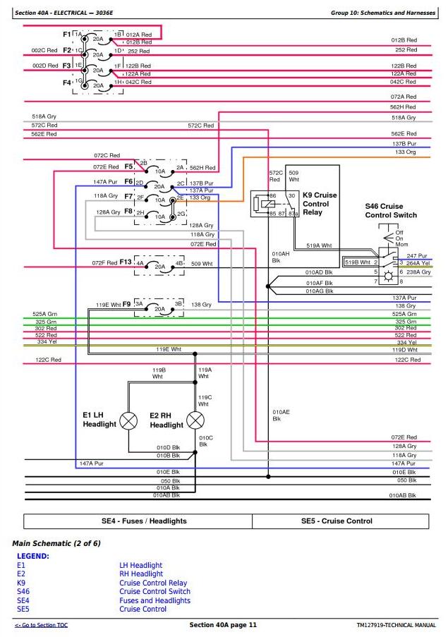 john deere 3038e engine diagram